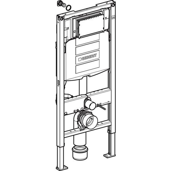 Geberit Gömme Rezervuar Sigma - 12 cm (2016)- Duofix (Alçıpan)