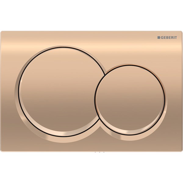 Geberit Alpha01 Yuvarlak Bronz