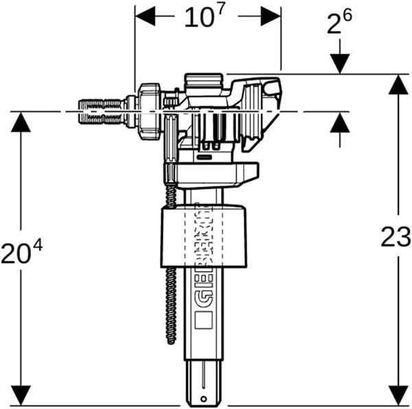 Geberit Type 383 Gömme Rezervuar Şamandırası