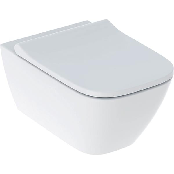 Geberit Smyle Square Rimfree asma klozet, 54 cm ( Soft Kapak Ses İzolasyon Contası  Dahil )