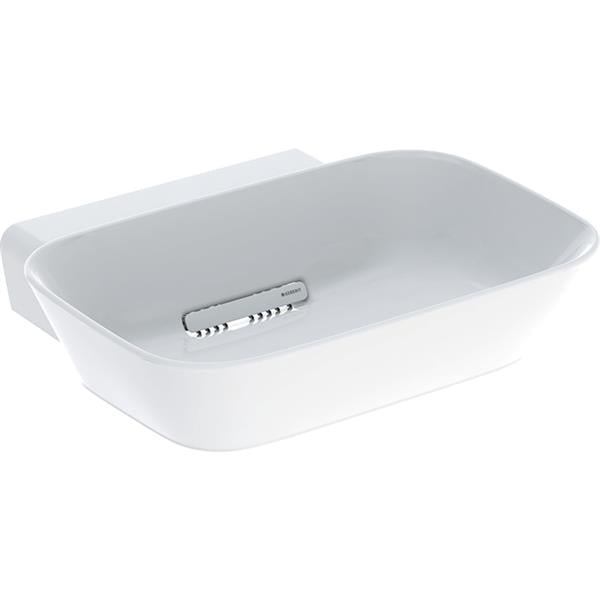 Geberit  ONE çanak lavabo, yatay çıkışlı, 50x42.5 cm, batarya deliksiz, KeraTect®