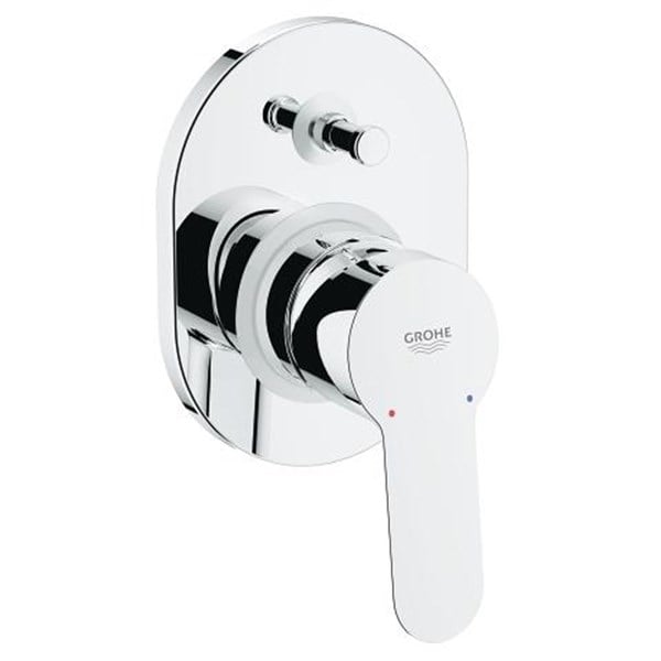 Grohe BauEdge Ankastre Banyo Batarya Set 7 prç. Kare Tepe Duşlu