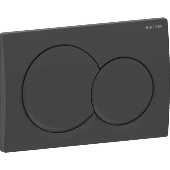 Geberit Alpha01 Kumanda Kapağı Mat Siyah