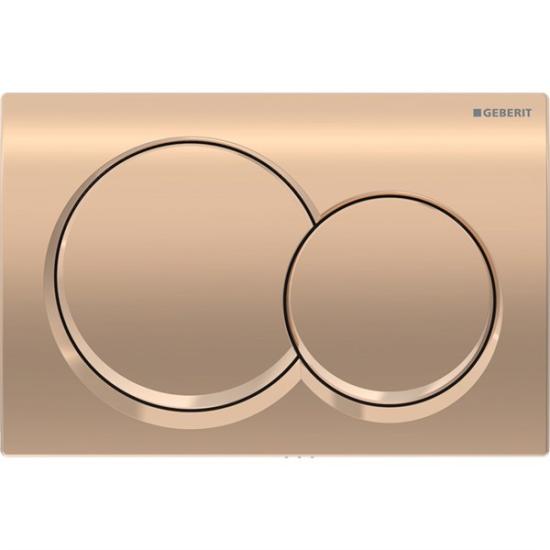 Geberit Alpha01 Yuvarlak Bronz