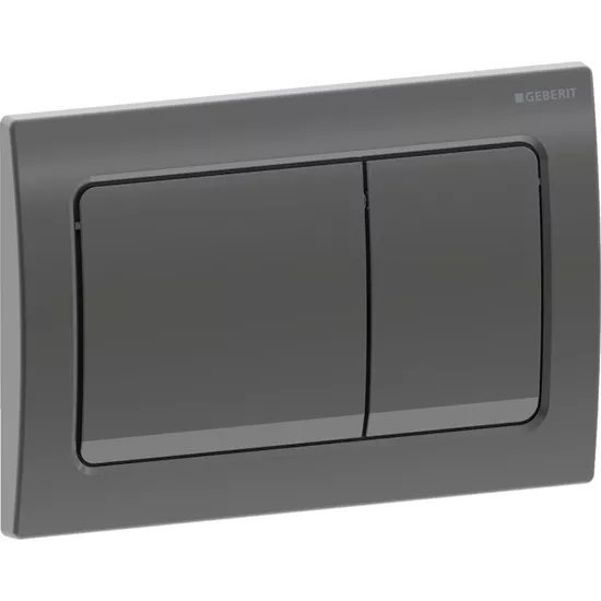 Geberit Alpha30  Kumanda Kapağı Siyah Krom