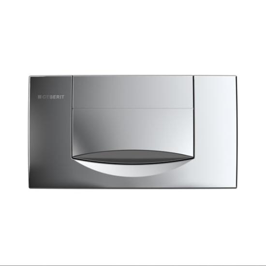 Geberit 200F Kumanda Kapağı Tek Basmalı Start-Stop Parlak Krom
