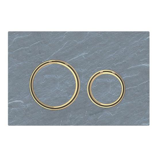 Geberit Kumanda Kapağı Sigma21 - Çift Basmalı Arduaz/Bronz
