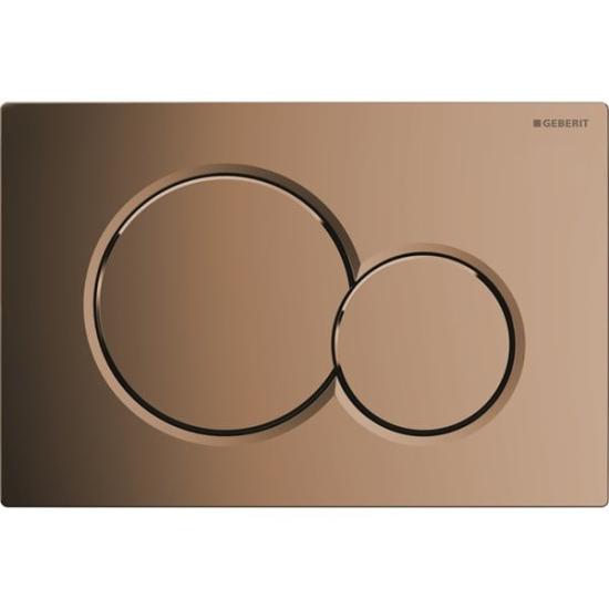 Geberit Kumanda Kapağı Sigma 01 -Çift Basmalı-Pirinç
