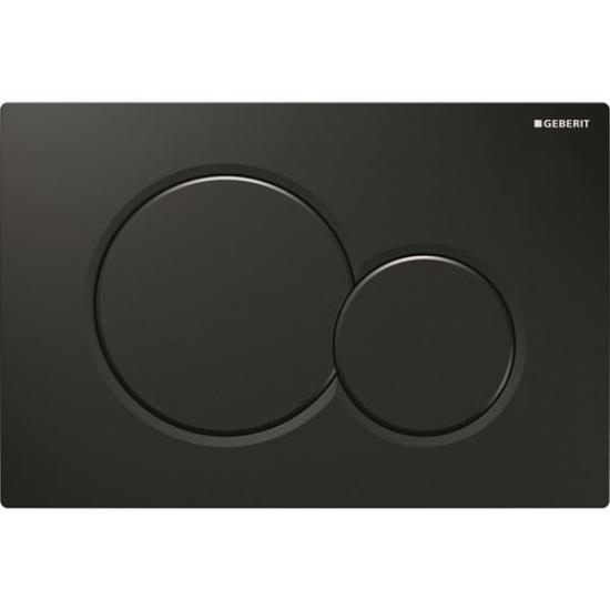 Geberit Kumanda Kapağı Sigma 01 -Çift Basmalı-Siyah