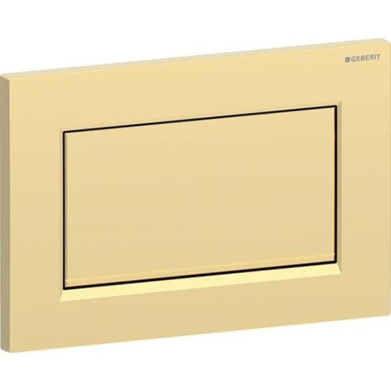Geberit Sigma30 Kumanda Kapağı Tek Basmalı Altın