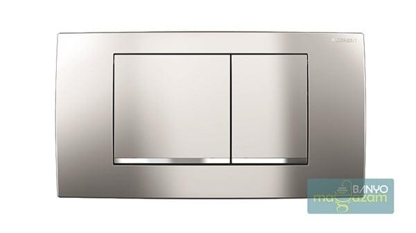 Geberit Twinline 30 Kumanda Kapağı Çiftt Basmalı Mat Krom