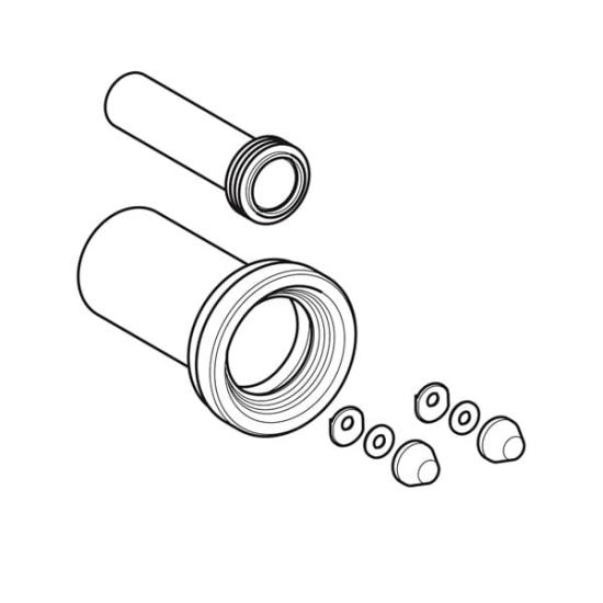 GEBERİT BASİC ARA BORU SETİ 110/110 mm