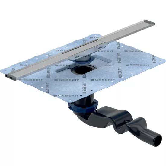 GEBERİT CLEANLİNE20 DUŞ KANALI SETİ 60 cm PASLANMAZ ÇELİK / KROM KENAR
