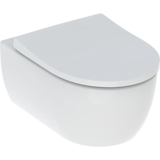 Geberit iCon Rimfree asma klozet, 53 cm (Soft Kapak Ses İzolasyon Contası Dahil )