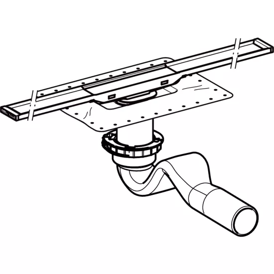 Geberit CleanLine20 Duş Kanalı Seti 60 cm, 50 mm’lik Çıkış